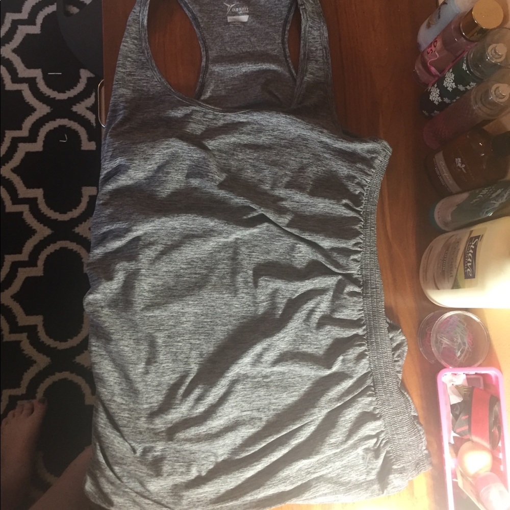 Ruched old navy tank top
